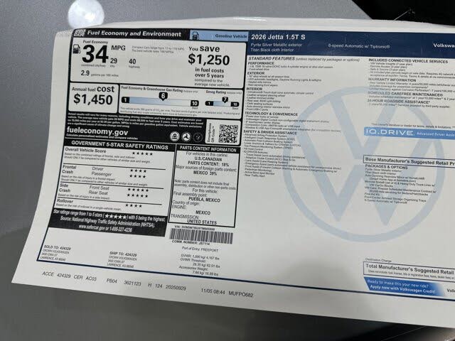 2026 Volkswagen Jetta