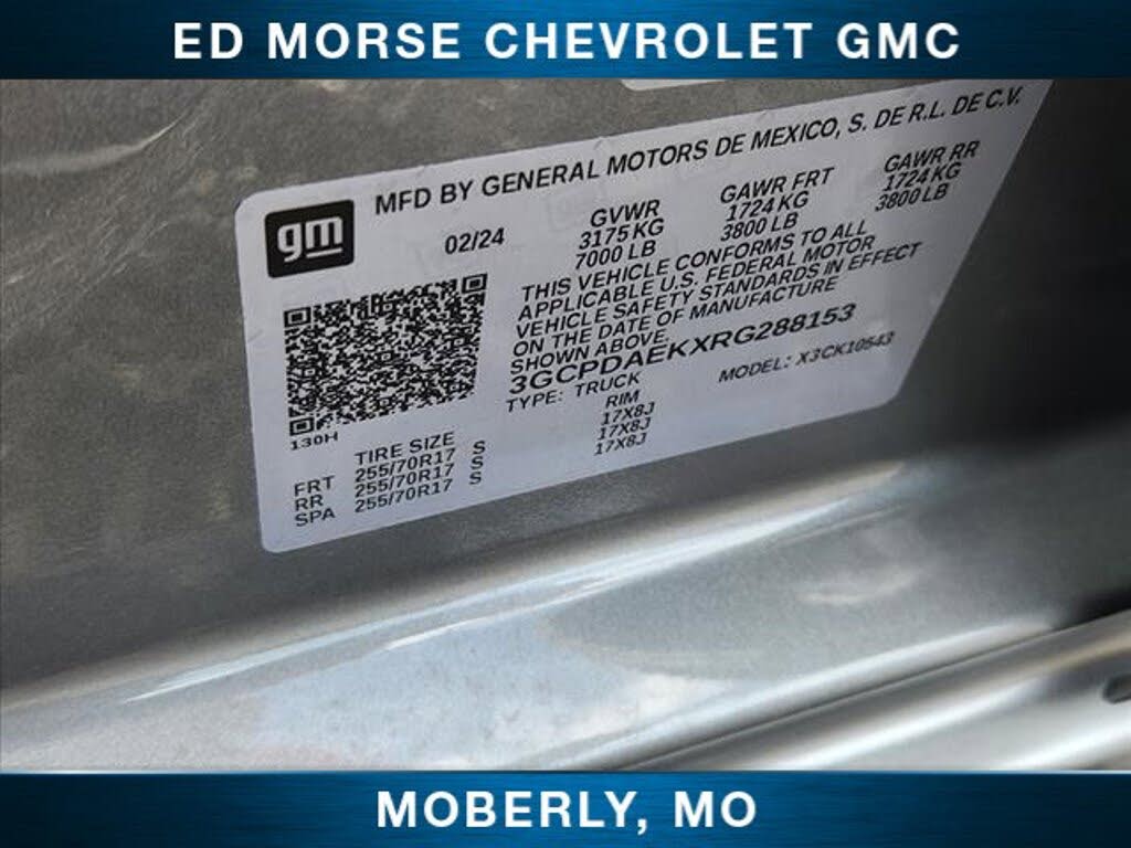 2024 Chevrolet Silverado 1500