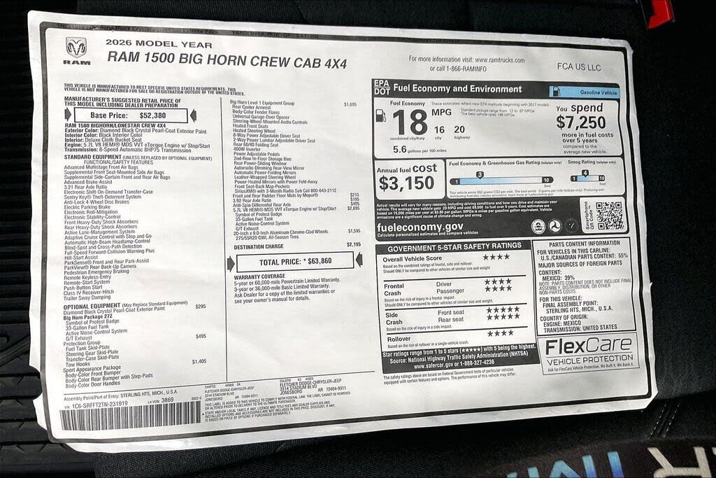 2026 Ram 1500