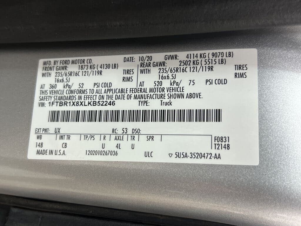 2020 Ford Transit