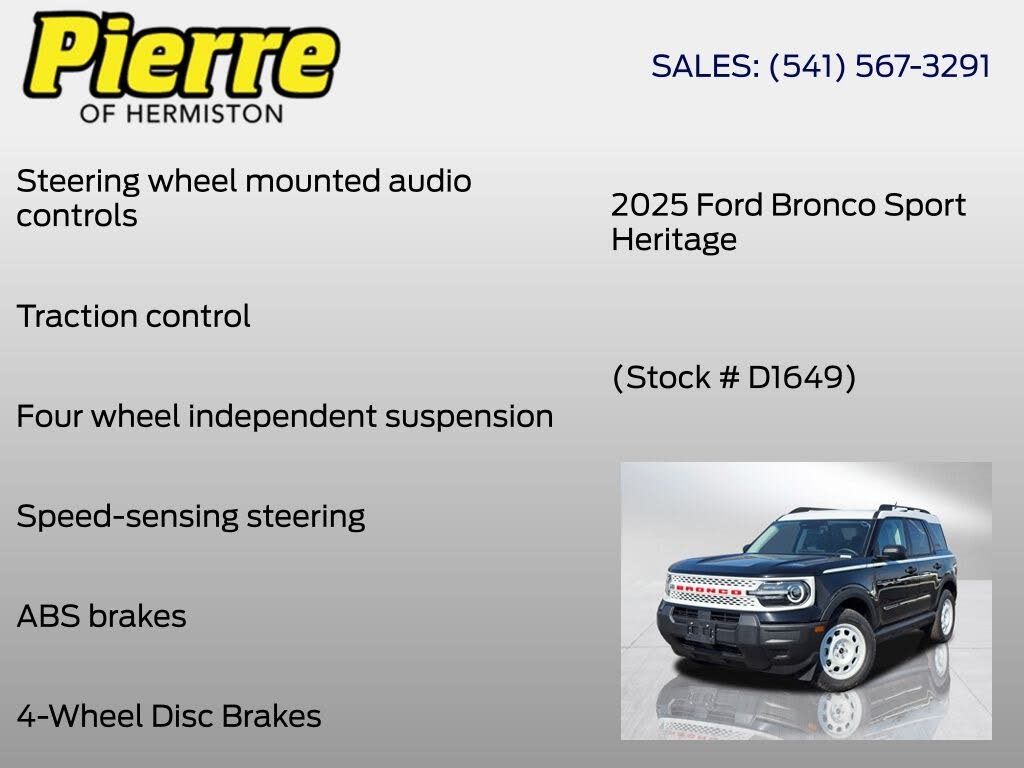 2025 Ford Bronco Sport