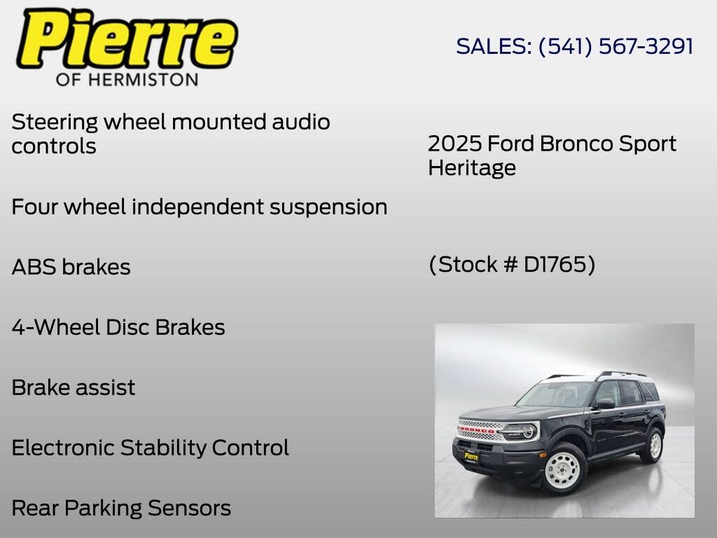 2025 Ford Bronco Sport