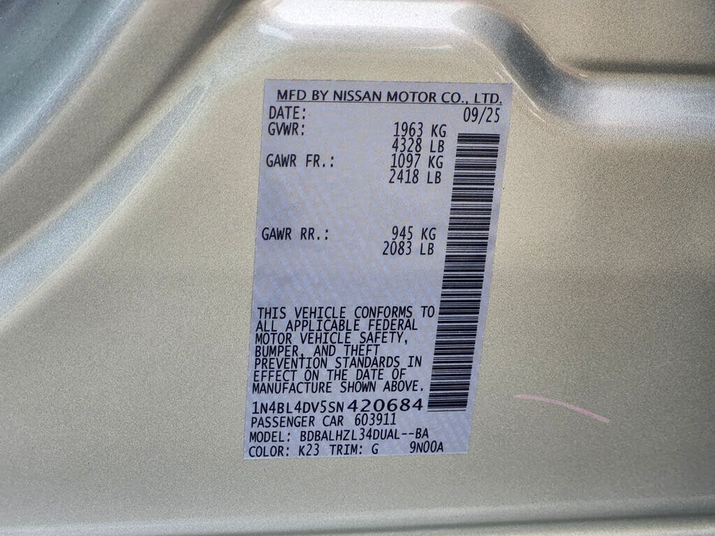 2025 Nissan Altima