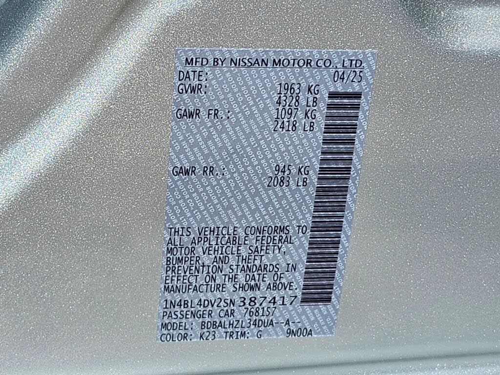 2025 Nissan Altima