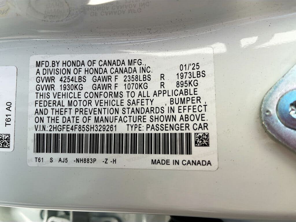 2025 Honda Civic Hybrid