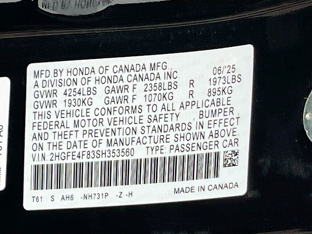 2025 Honda Civic Hybrid