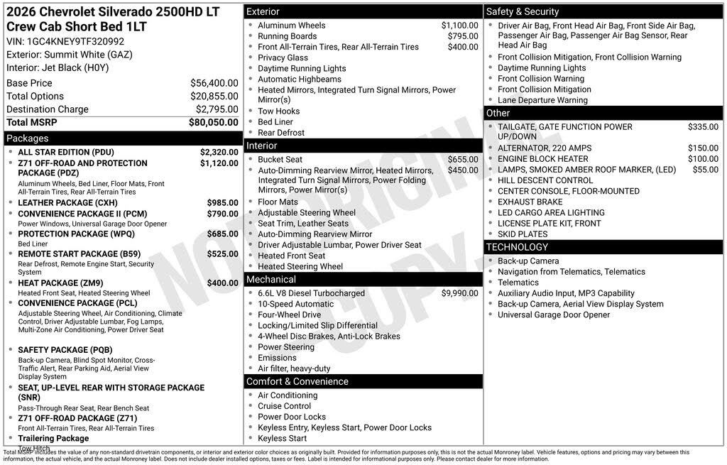 2026 Chevrolet Silverado 2500HD
