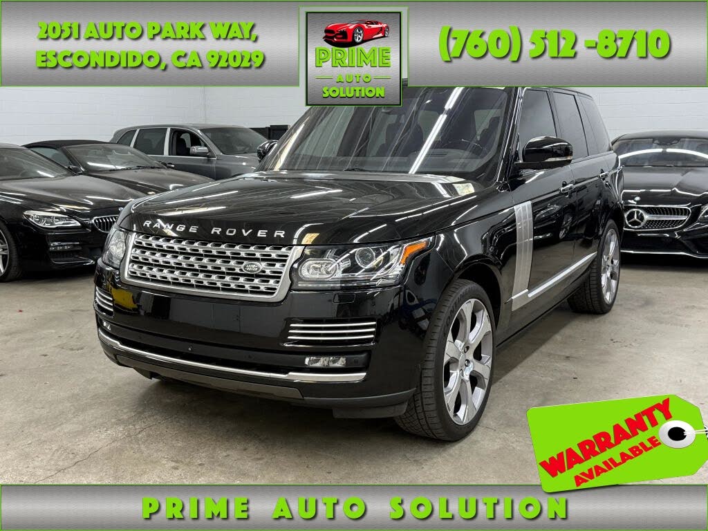 2016 Land Rover Range Rover Autobiography for sale in Escondido, CA