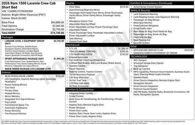 2026 Ram 1500