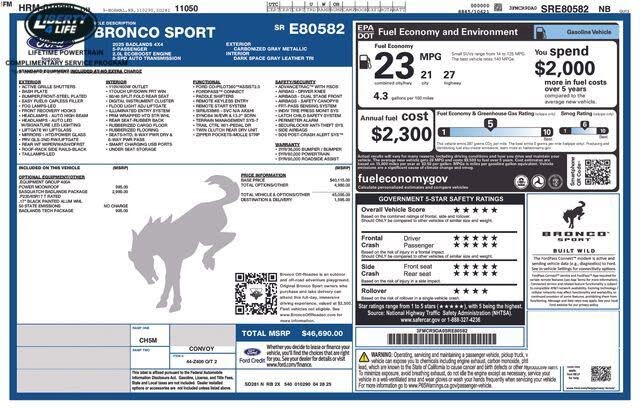 2025 Ford Bronco Sport