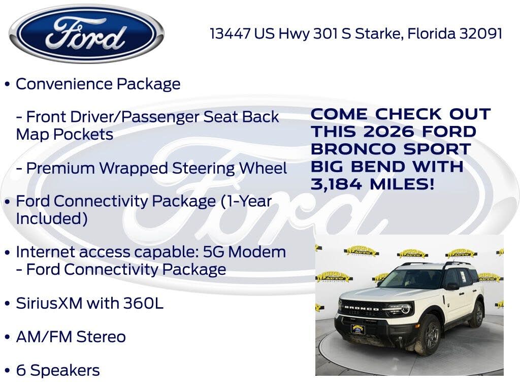 2026 Ford Bronco Sport