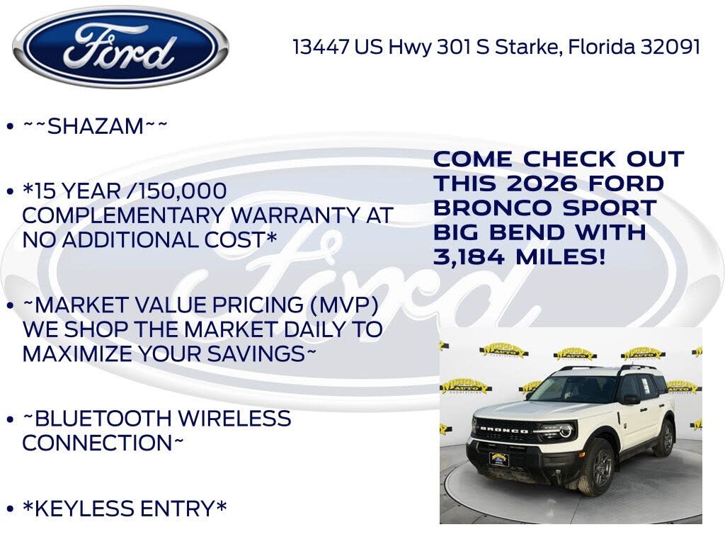 2026 Ford Bronco Sport