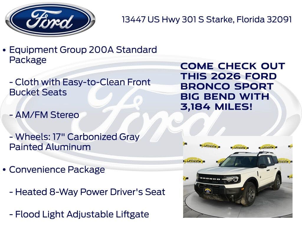 2026 Ford Bronco Sport