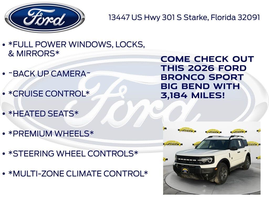 2026 Ford Bronco Sport