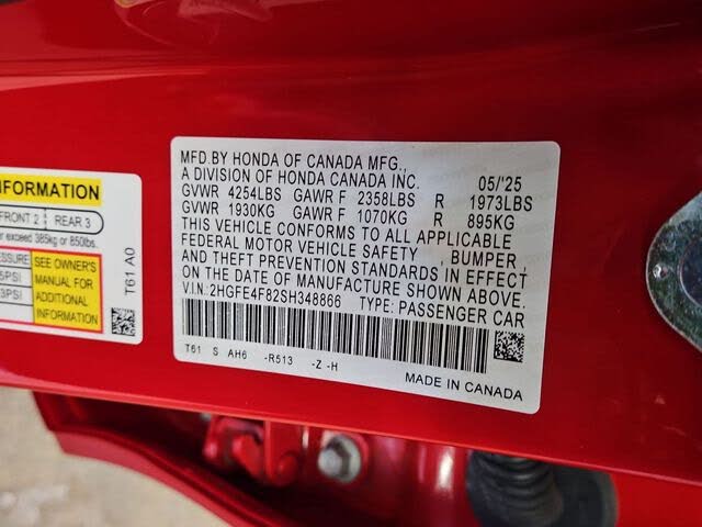 2025 Honda Civic Hybrid