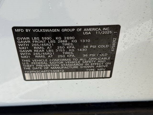 2026 Volkswagen Atlas