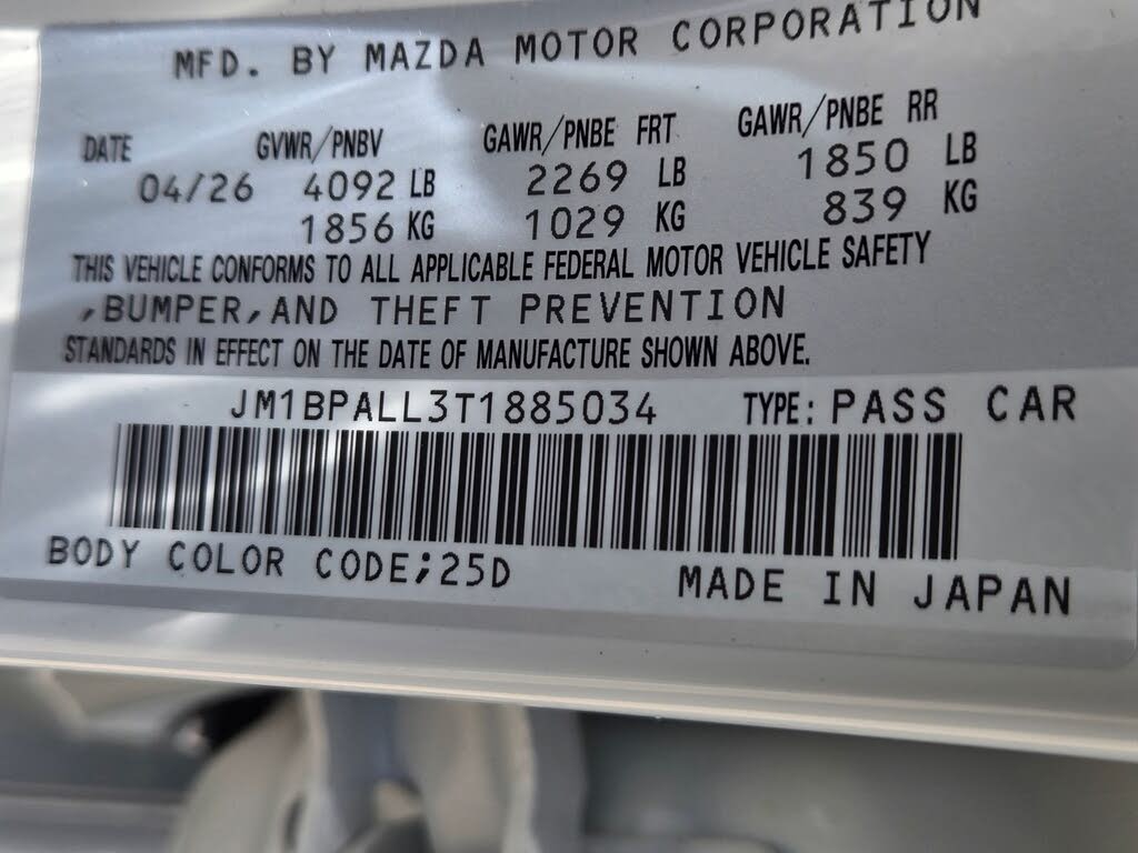 2026 Mazda Mazda3 Hatchback