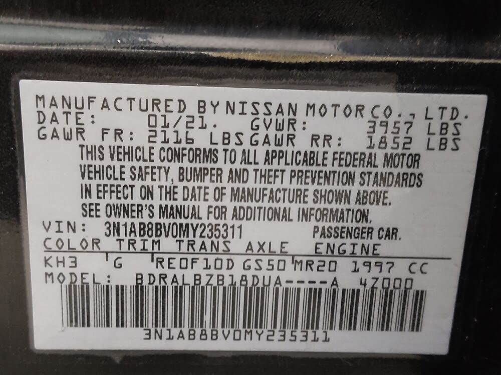 2021 Nissan Sentra