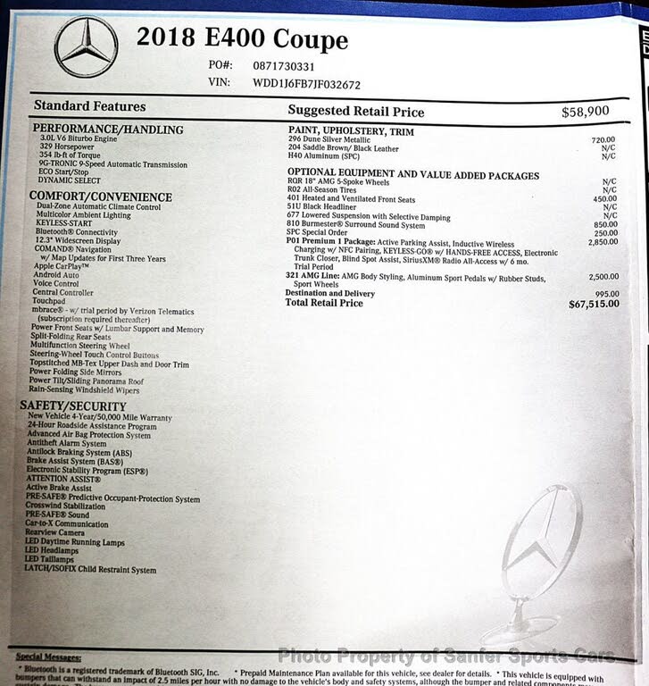 2018 Mercedes-Benz E-Class
