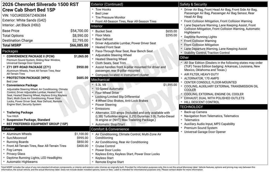 2026 Chevrolet Silverado 1500
