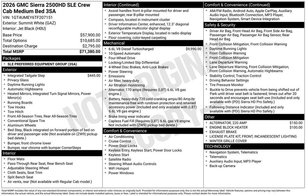 2026 GMC Sierra 2500HD