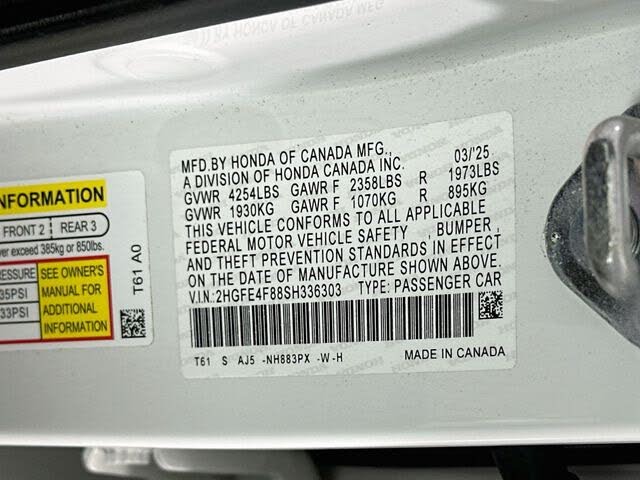 2025 Honda Civic Hybrid
