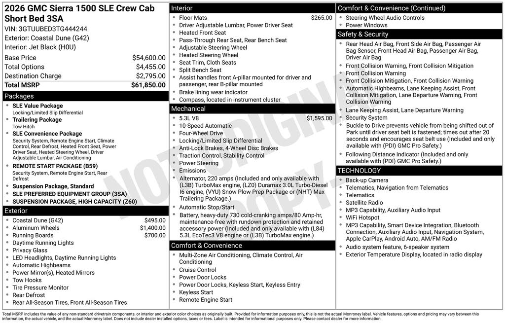 2026 GMC Sierra 1500