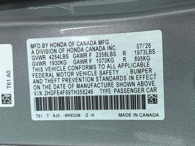 2026 Honda Civic Hybrid