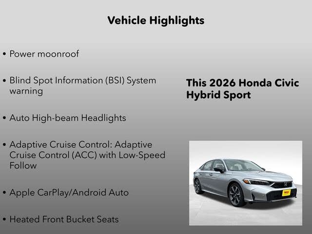 2026 Honda Civic Hybrid