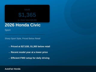 2026 Honda Civic