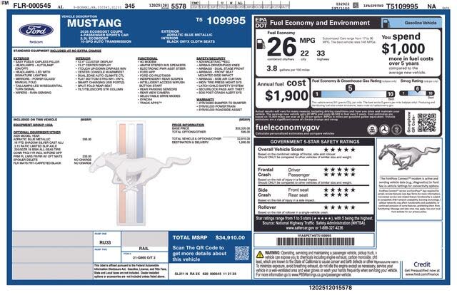 2026 Ford Mustang