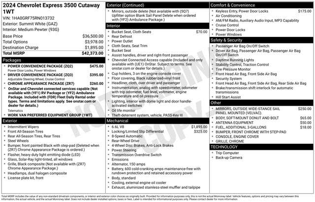 2024 Chevrolet Express