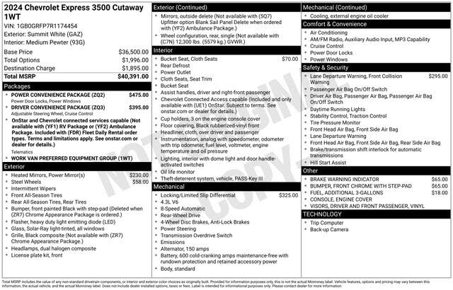 2024 Chevrolet Express