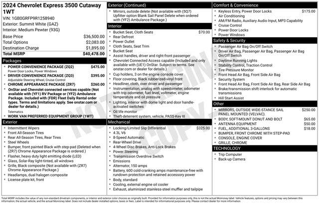 2024 Chevrolet Express