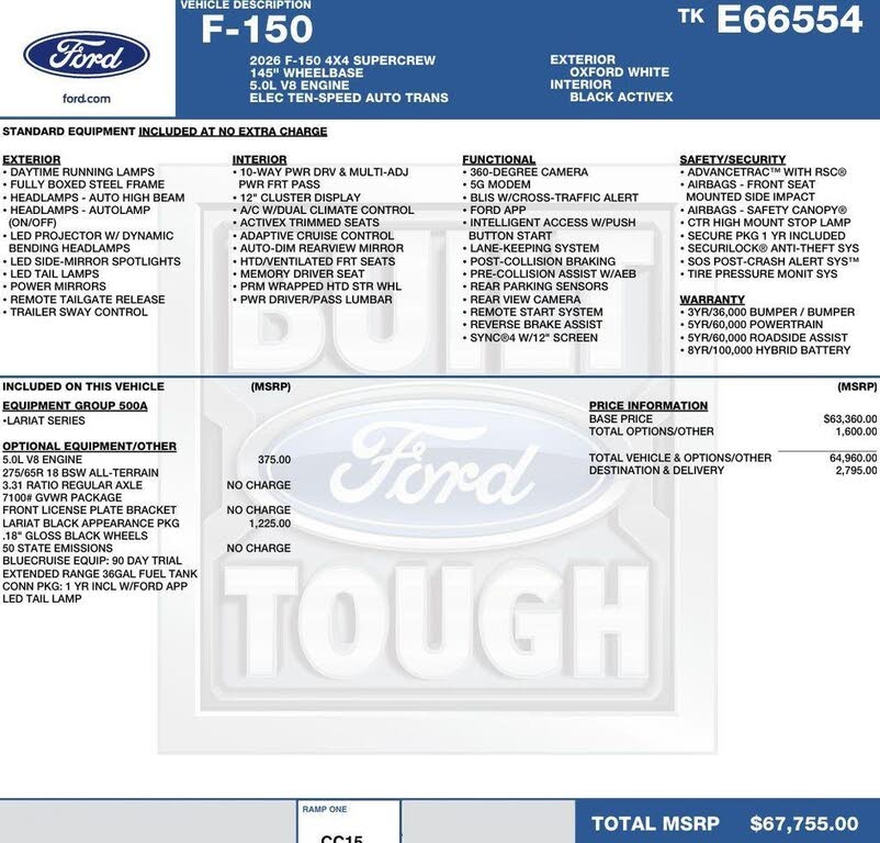 2026 Ford F-150