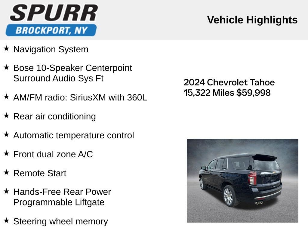2024 Chevrolet Tahoe