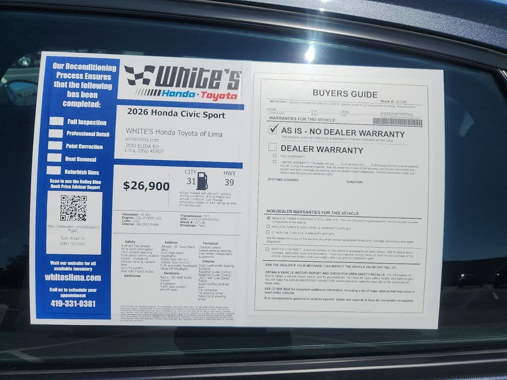 2026 Honda Civic