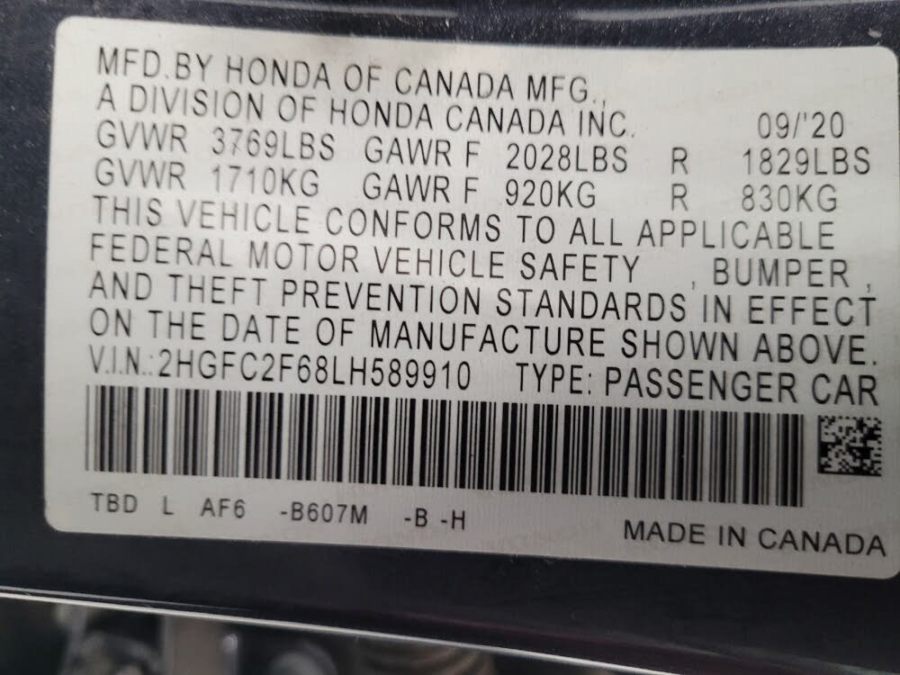 2020 Honda Civic