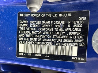 2018 Honda Civic