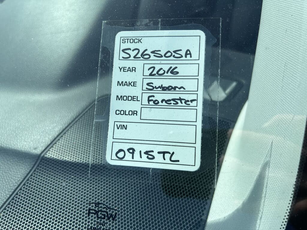 2016 Subaru Forester