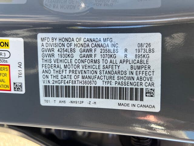 2026 Honda Civic Hybrid