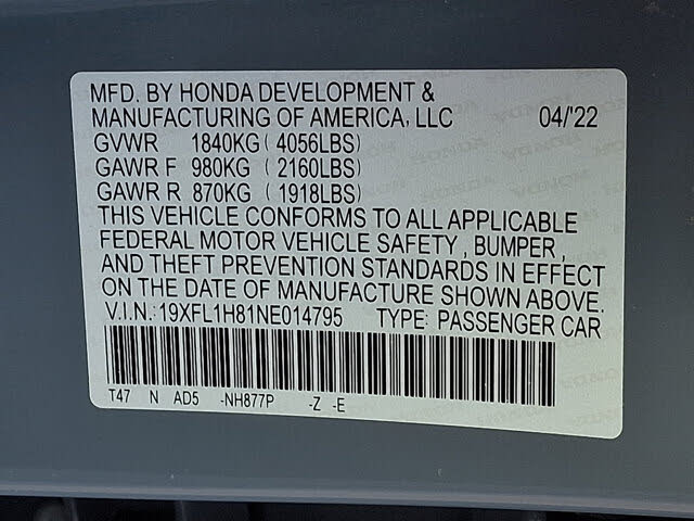 2022 Honda Civic