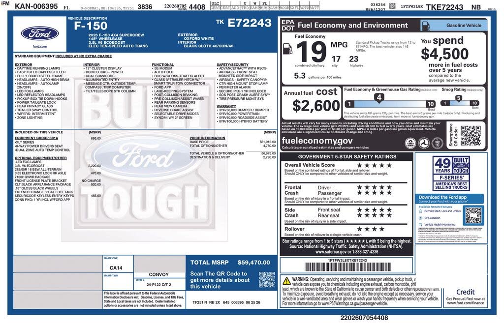 2026 Ford F-150