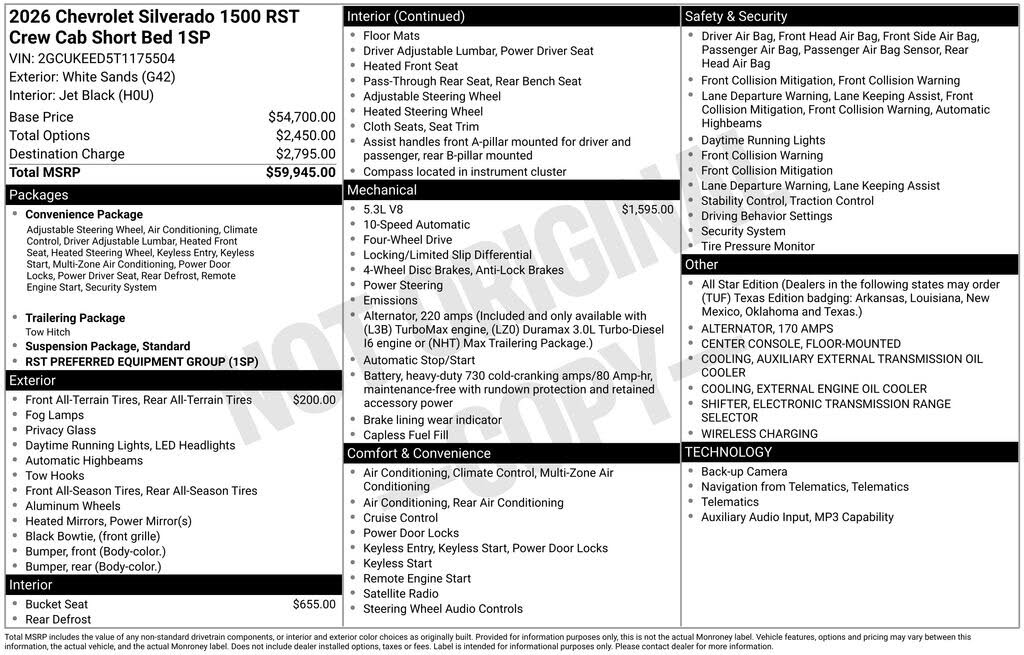 2026 Chevrolet Silverado 1500