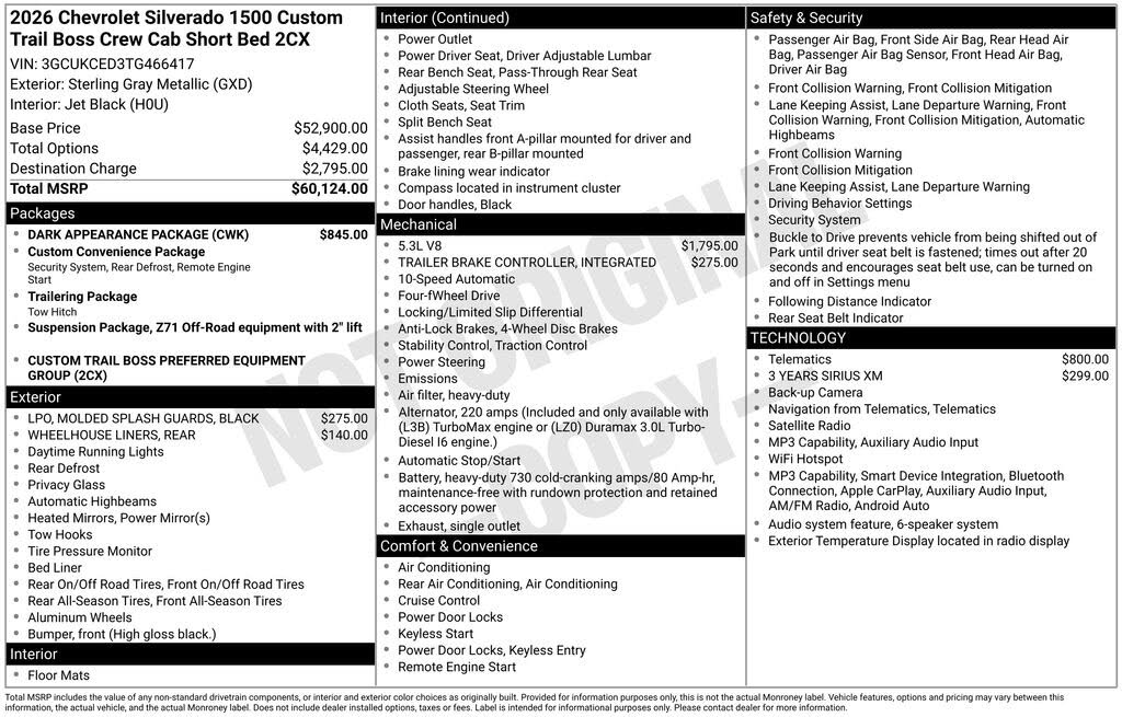 2026 Chevrolet Silverado 1500