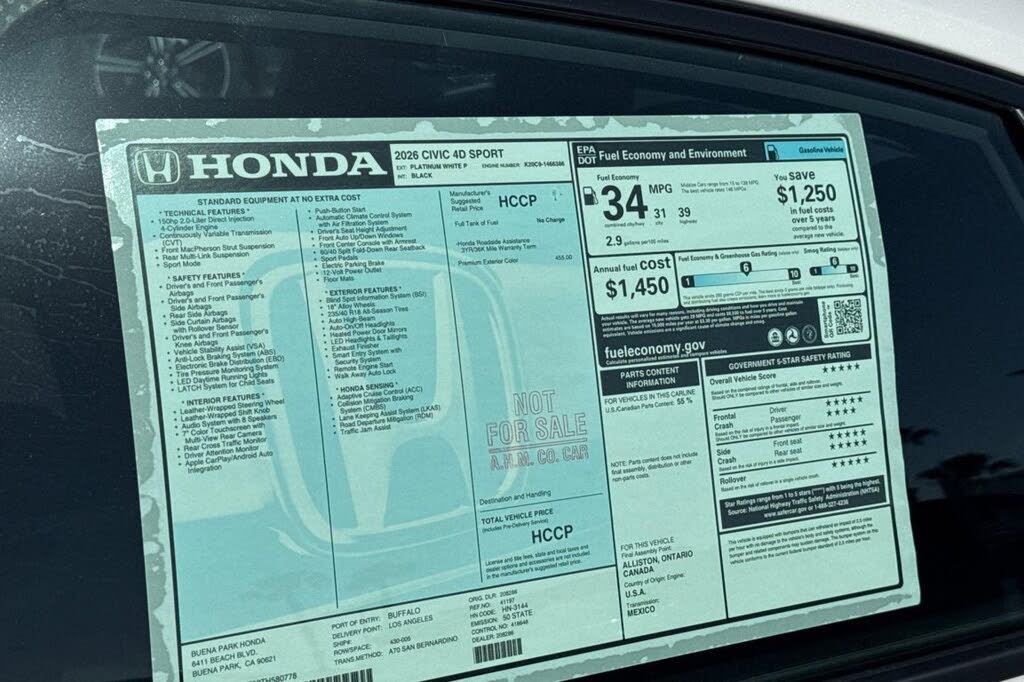 2026 Honda Civic