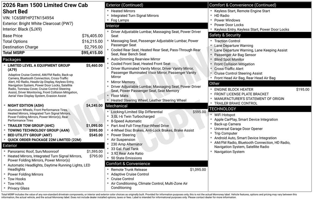 2026 Ram 1500