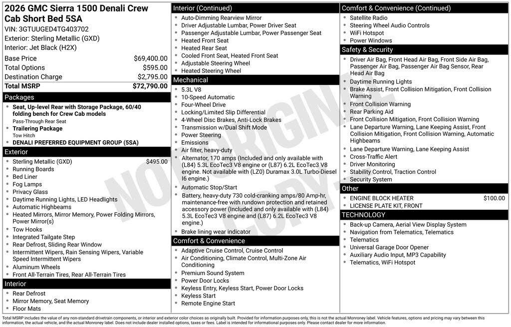 2026 GMC Sierra 1500