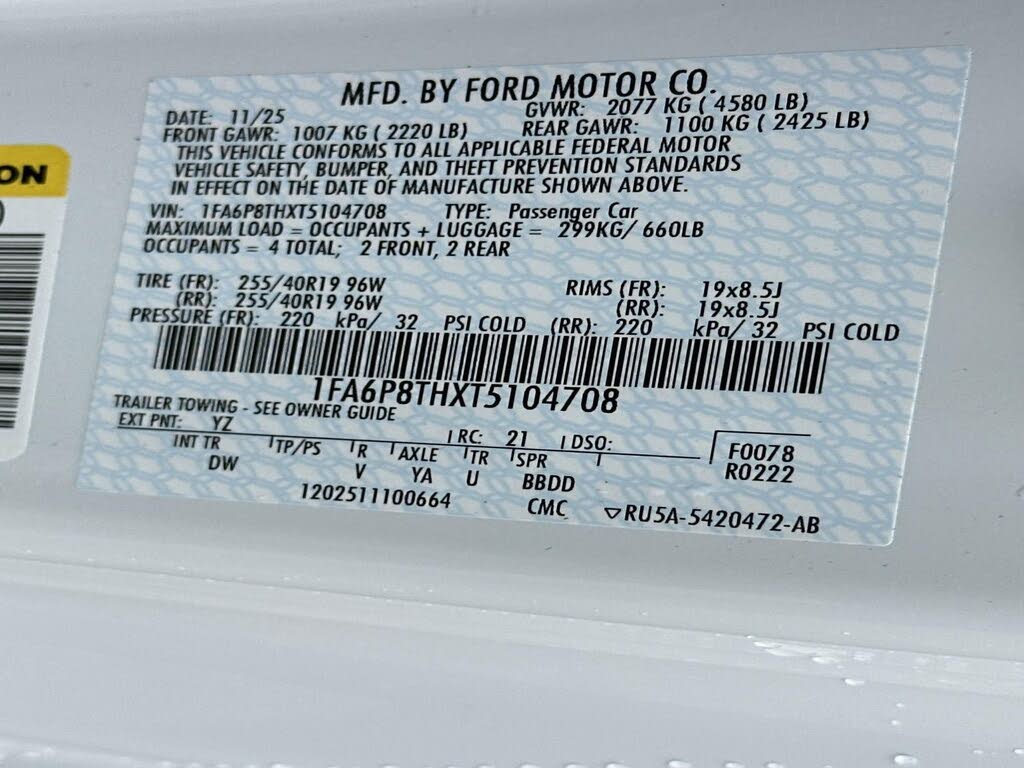 2026 Ford Mustang