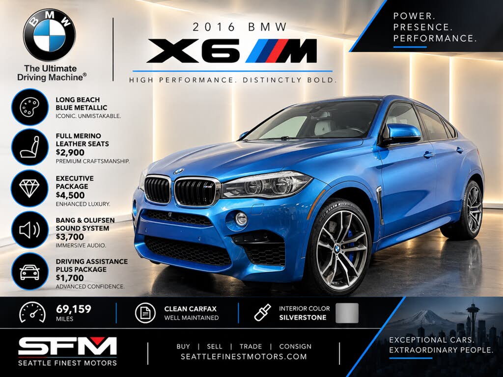2016 BMW X6 M Base for sale in Lynnwood, WA